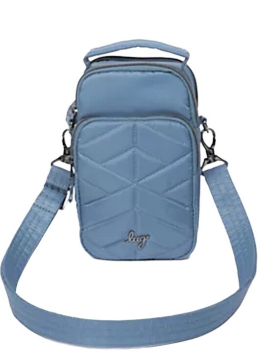 lug Handbags - lug Light Blue Quilted Crossbody Bag